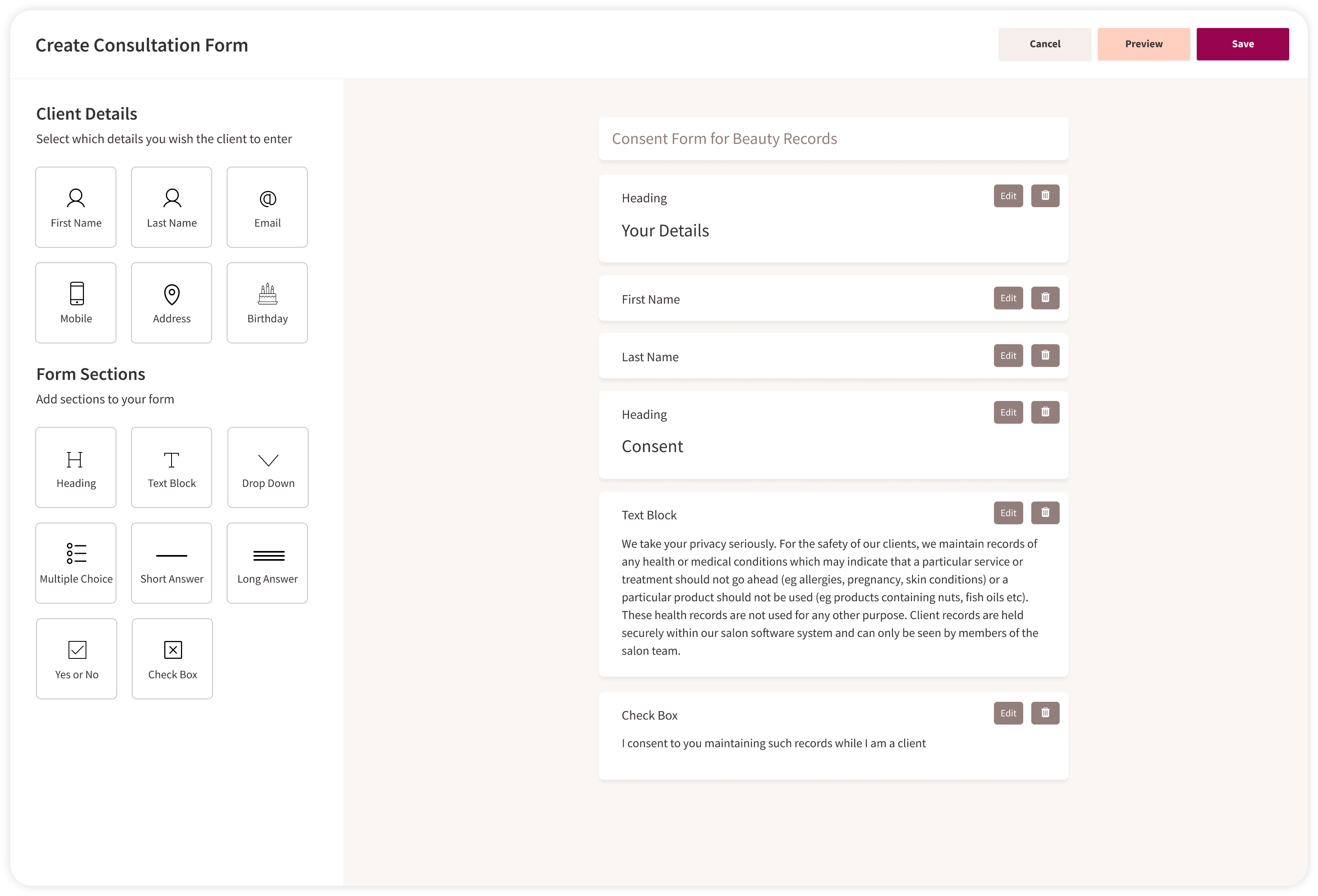 Form Builder